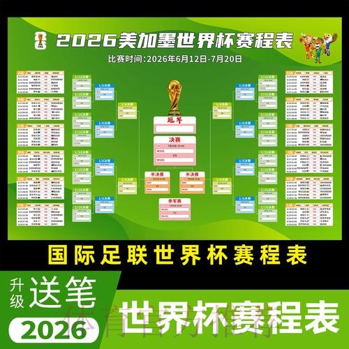 2026世界杯完整赛程安排